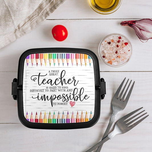 Teacher Double-layer Bento Lunch Box - Premium lunch box from JetPrint - Just $22.99! Shop now at giftmeabreak