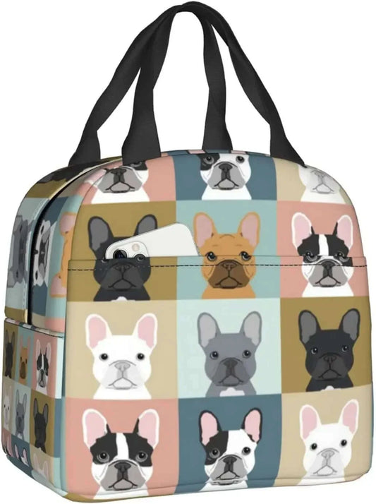French Bulldog Insulated Lunch Bag