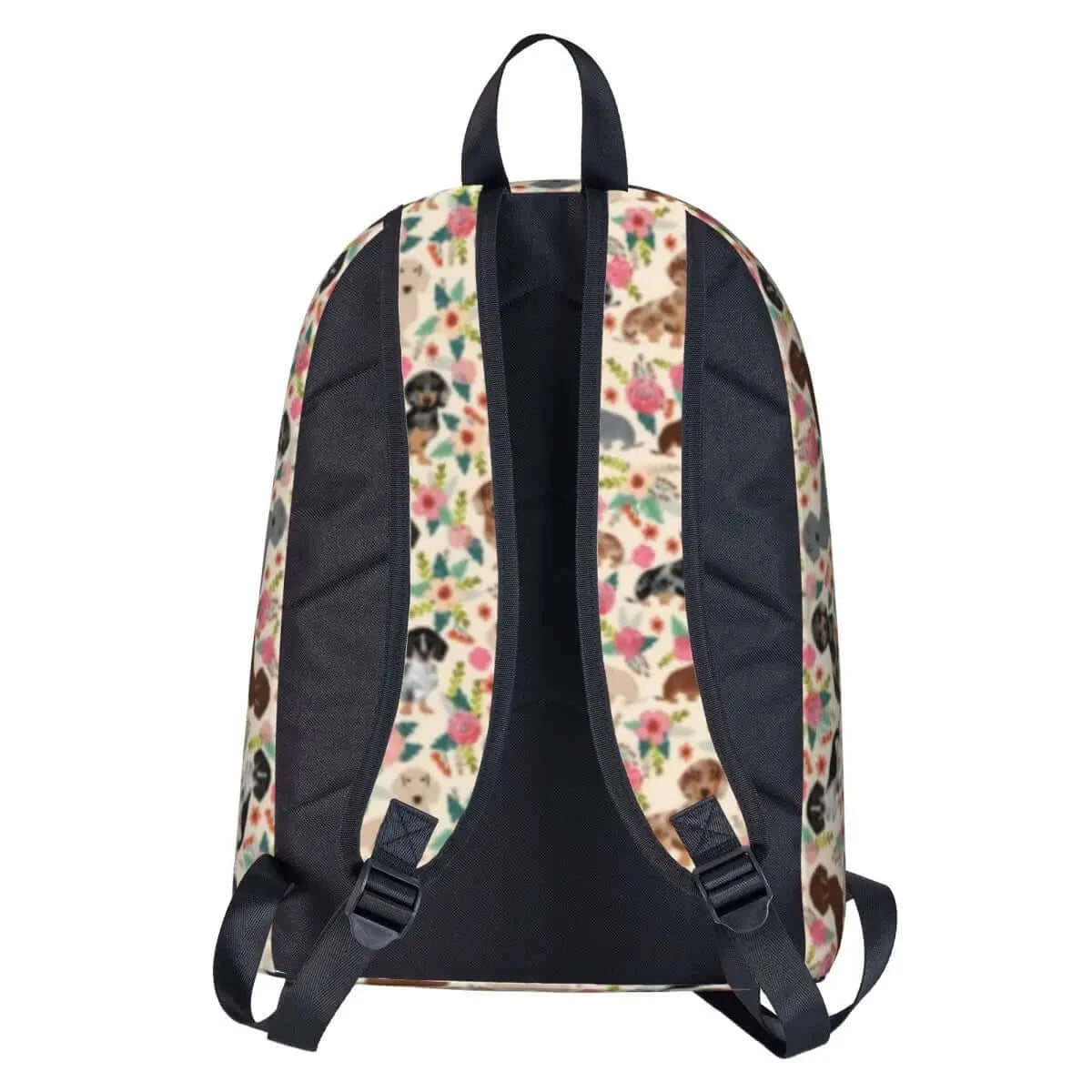 Floral Dachshund Backpack