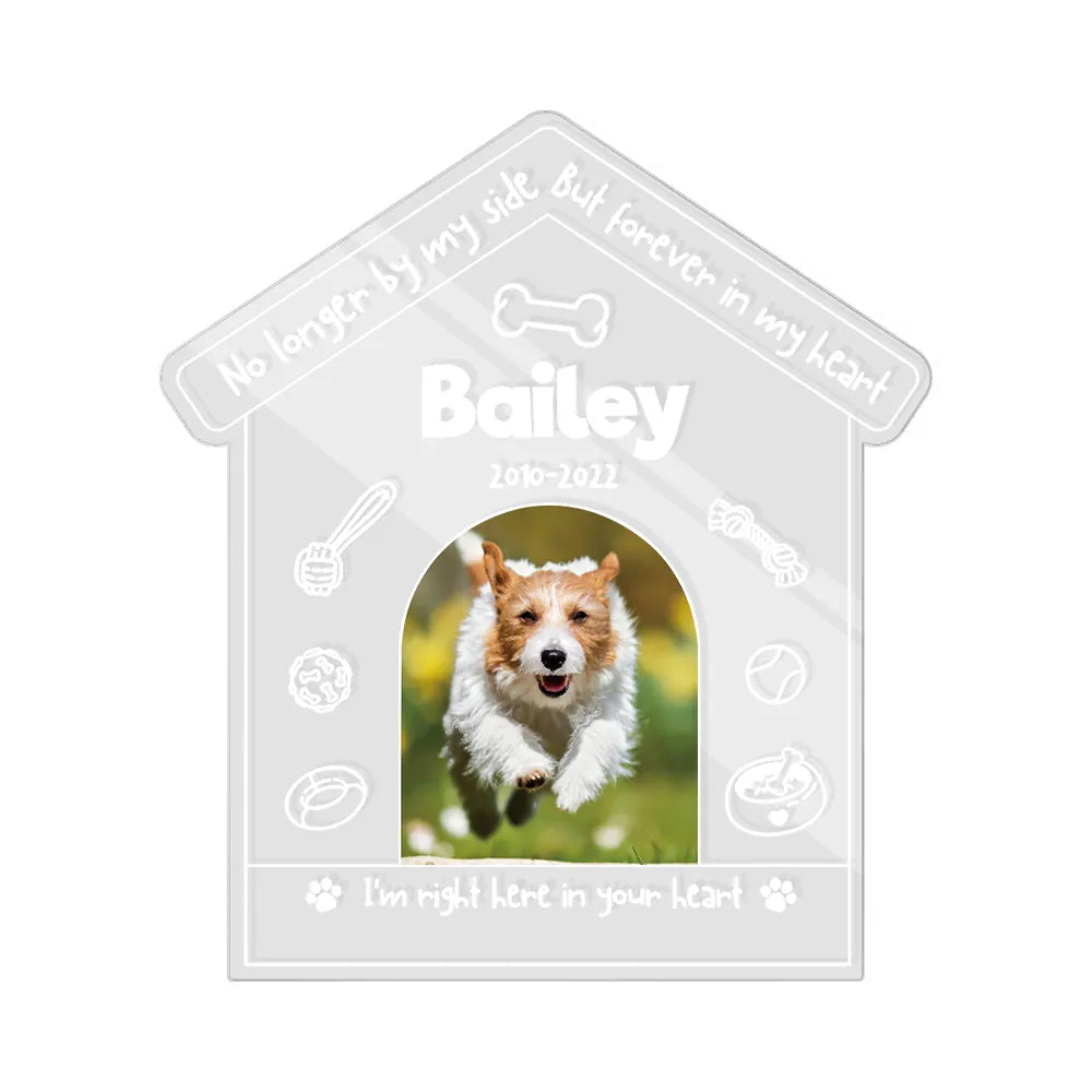 Personalized Dog Memorial Gift Night Light Photo Plaque