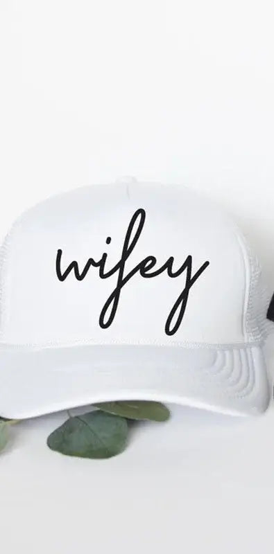 Wifey Hubby Newlywed Hats