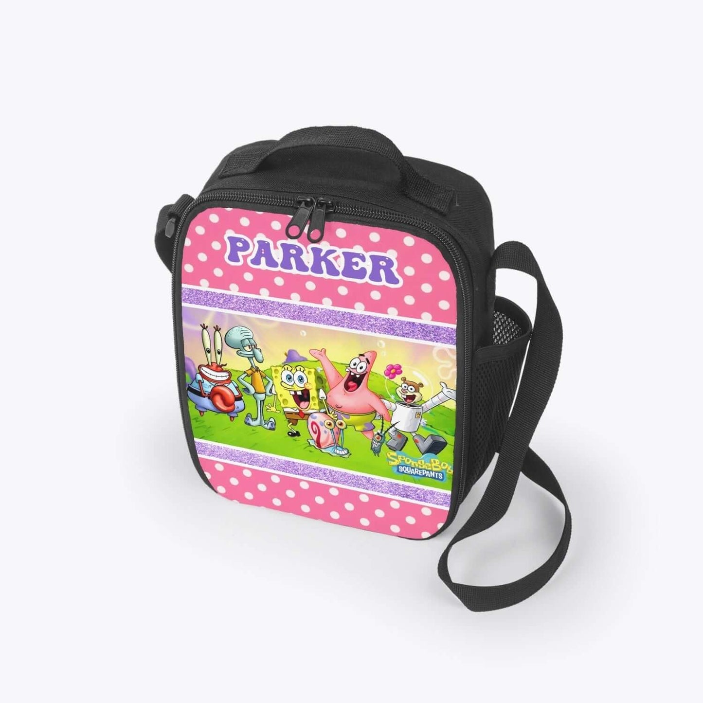 Personalized Custom Sponge Character Lunch Box Bag *See Listing for Matching Tumbler*