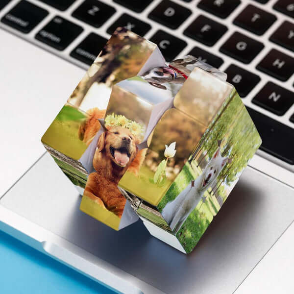 Customized Multi Photo Rubik's Cube Gift