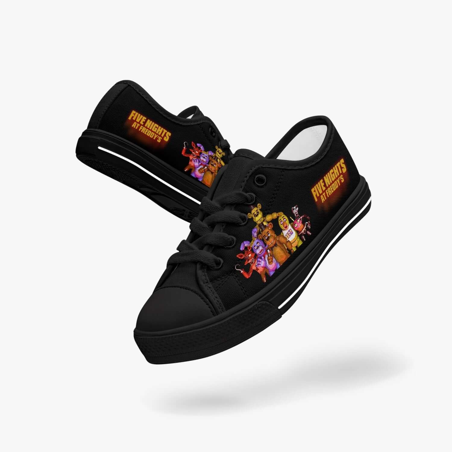 Kid's Five Nights at Freddy's Low Top Canvas Shoes