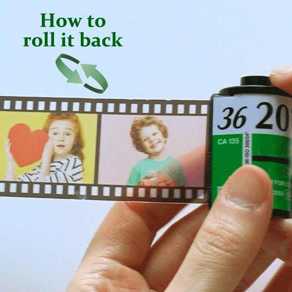 Custom Photo Camera Film Roll Keychain Gift