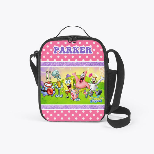 Personalized Custom Sponge Character Lunch Box Bag *See Listing for Matching Tumbler*