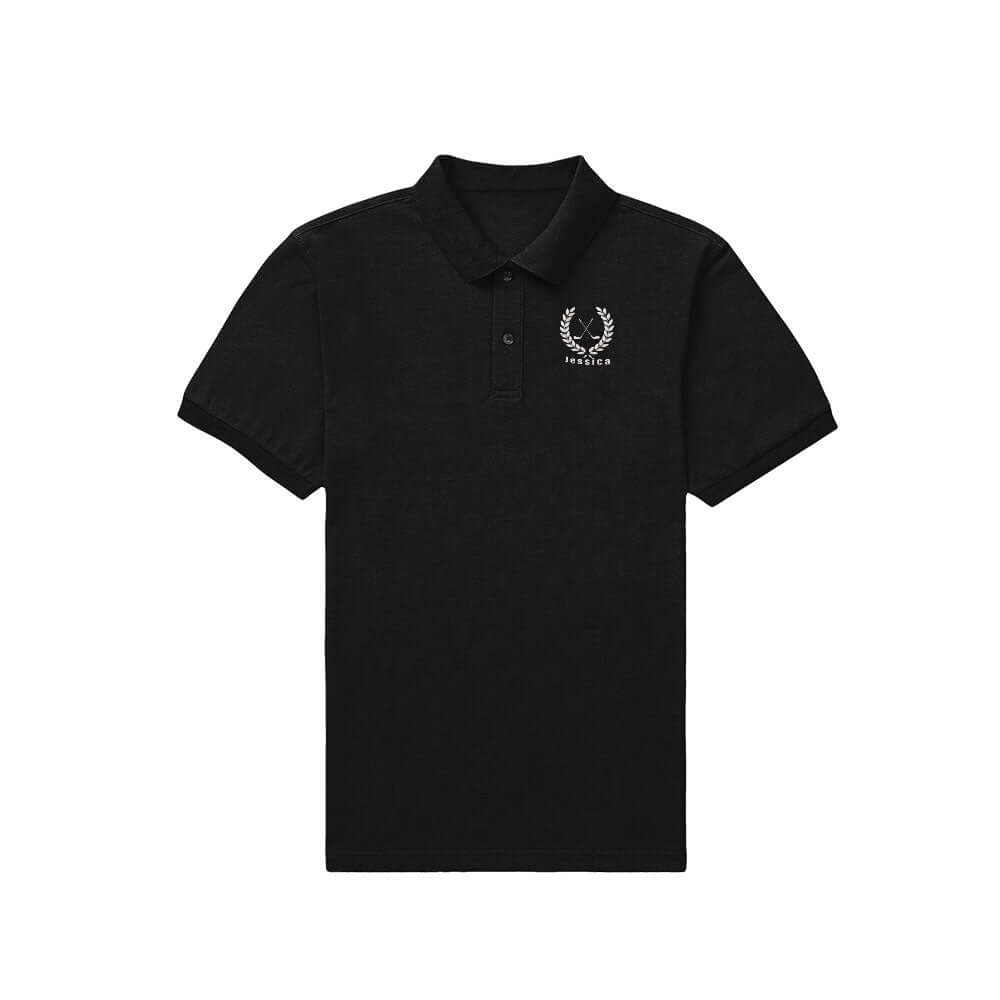 Men's Custom Embroidered Name Golf Polo Shirt