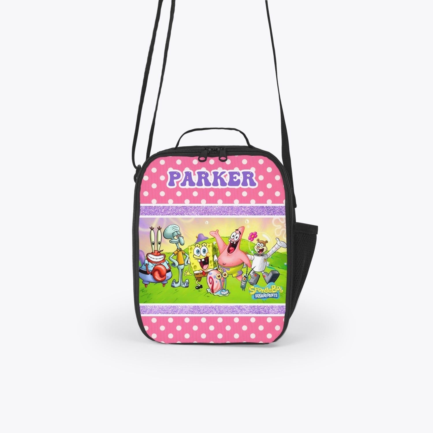 Personalized Custom Sponge Character Lunch Box Bag *See Listing for Matching Tumbler*