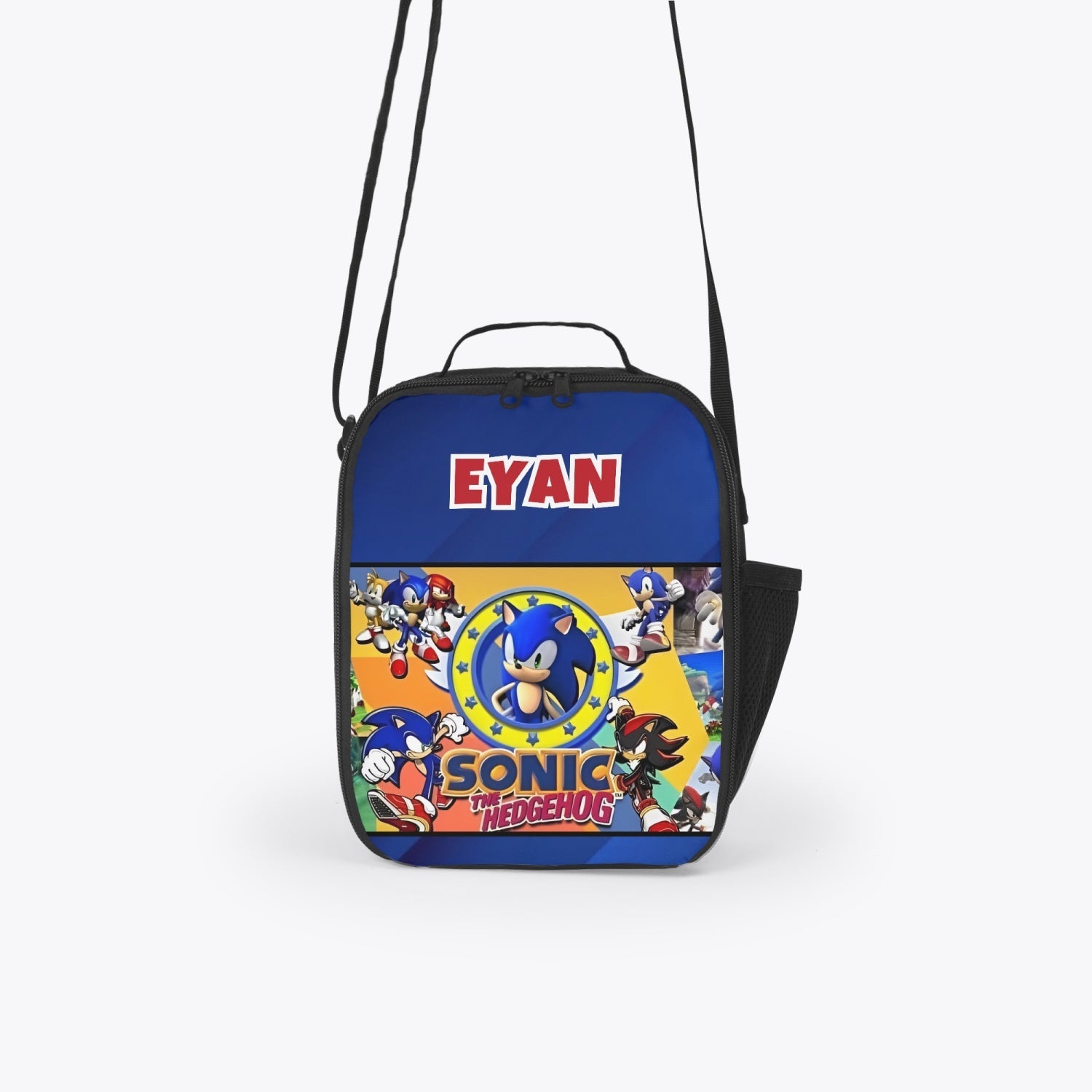 Personalized Custom Sonic Hedgehog Lunch Box Bag *See Listing for Matching Tumbler*