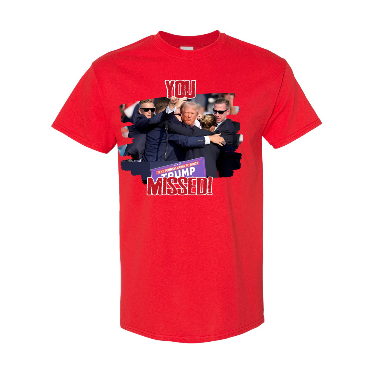 Trump MAGA You Missed Graphic T Shirt