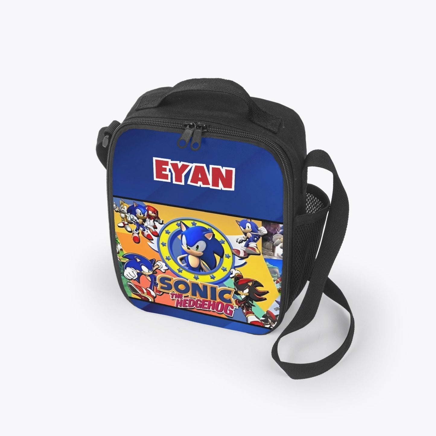 Personalized Custom Sonic Hedgehog Lunch Box Bag *See Listing for Matching Tumbler*