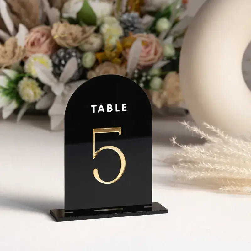 Arch Acrylic Table Numbers