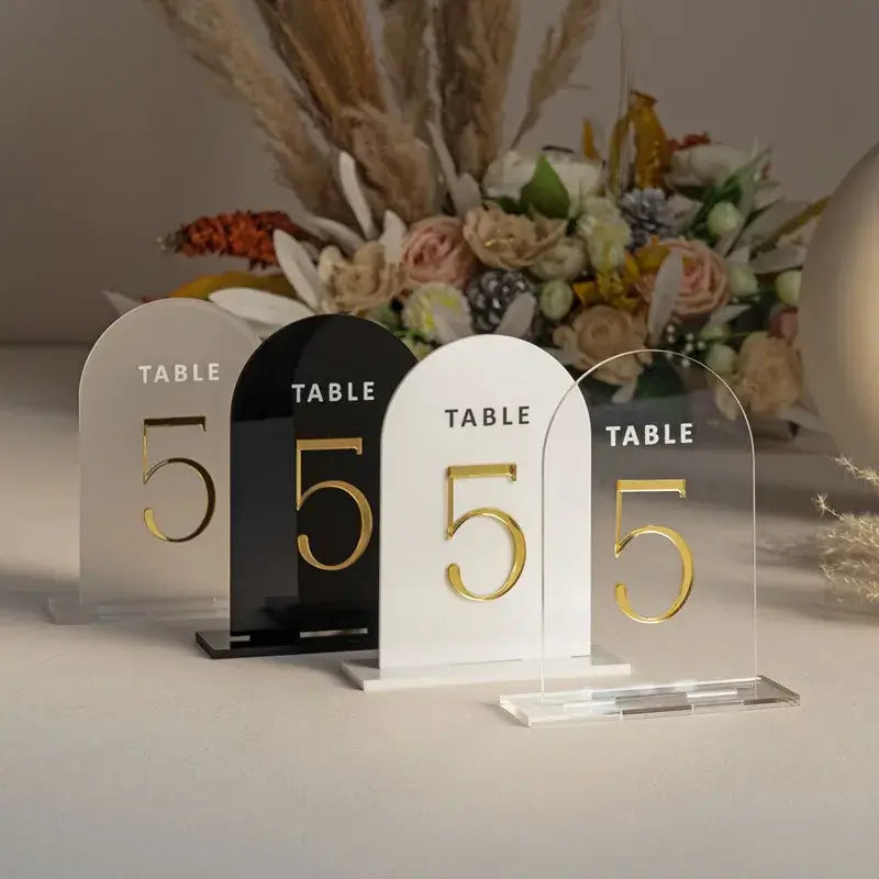 Arch Acrylic Table Numbers