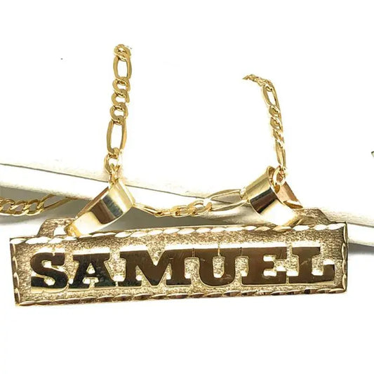 Personalized Custom Stainless Steel Bar Name Necklace