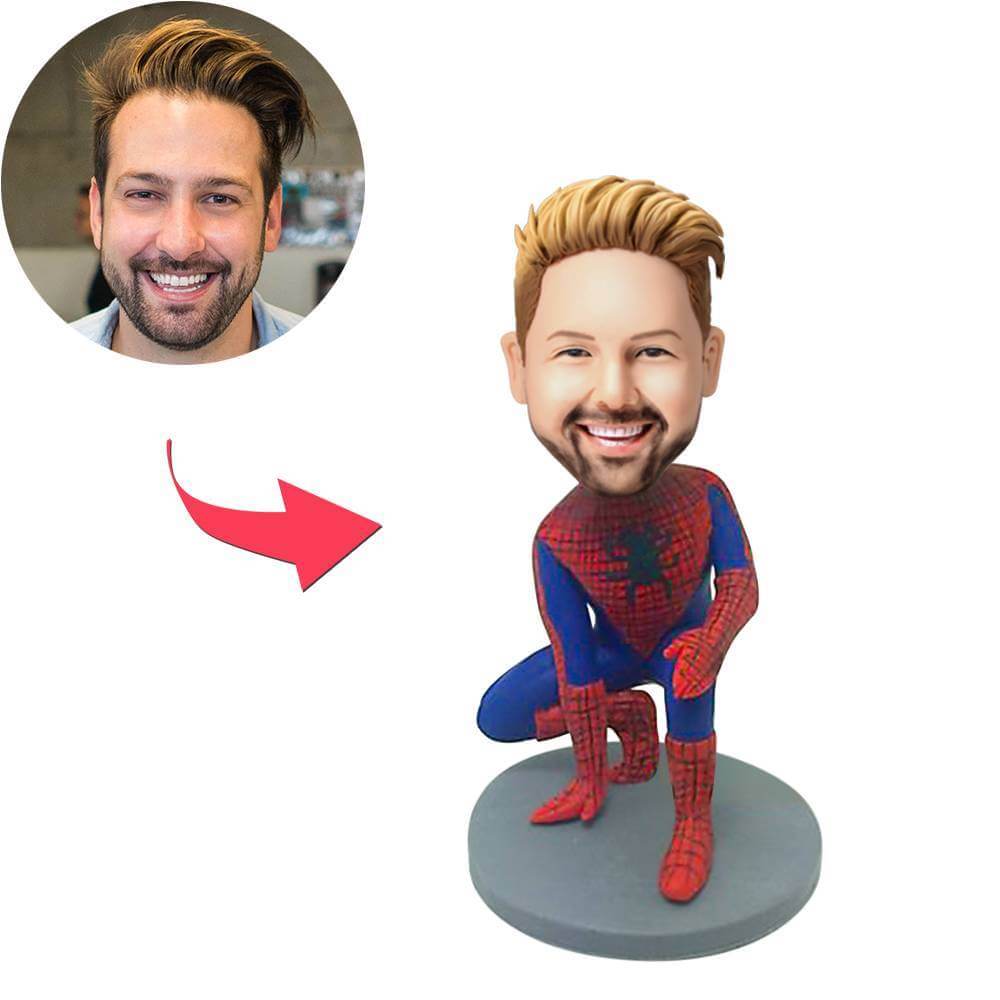 Spiderman Popular Custom Bobblehead with Engraved Text