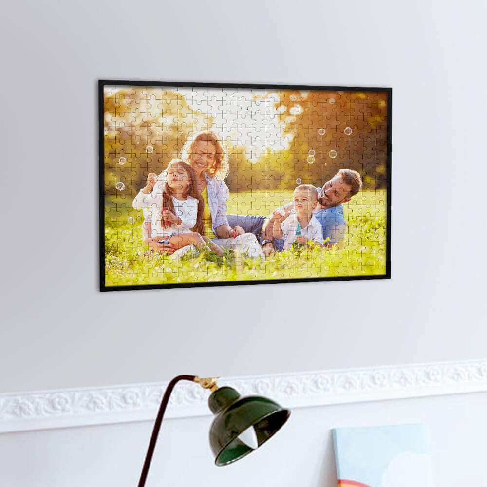 Custom Photo Wooden Jigsaw Puzzle - 5 Size