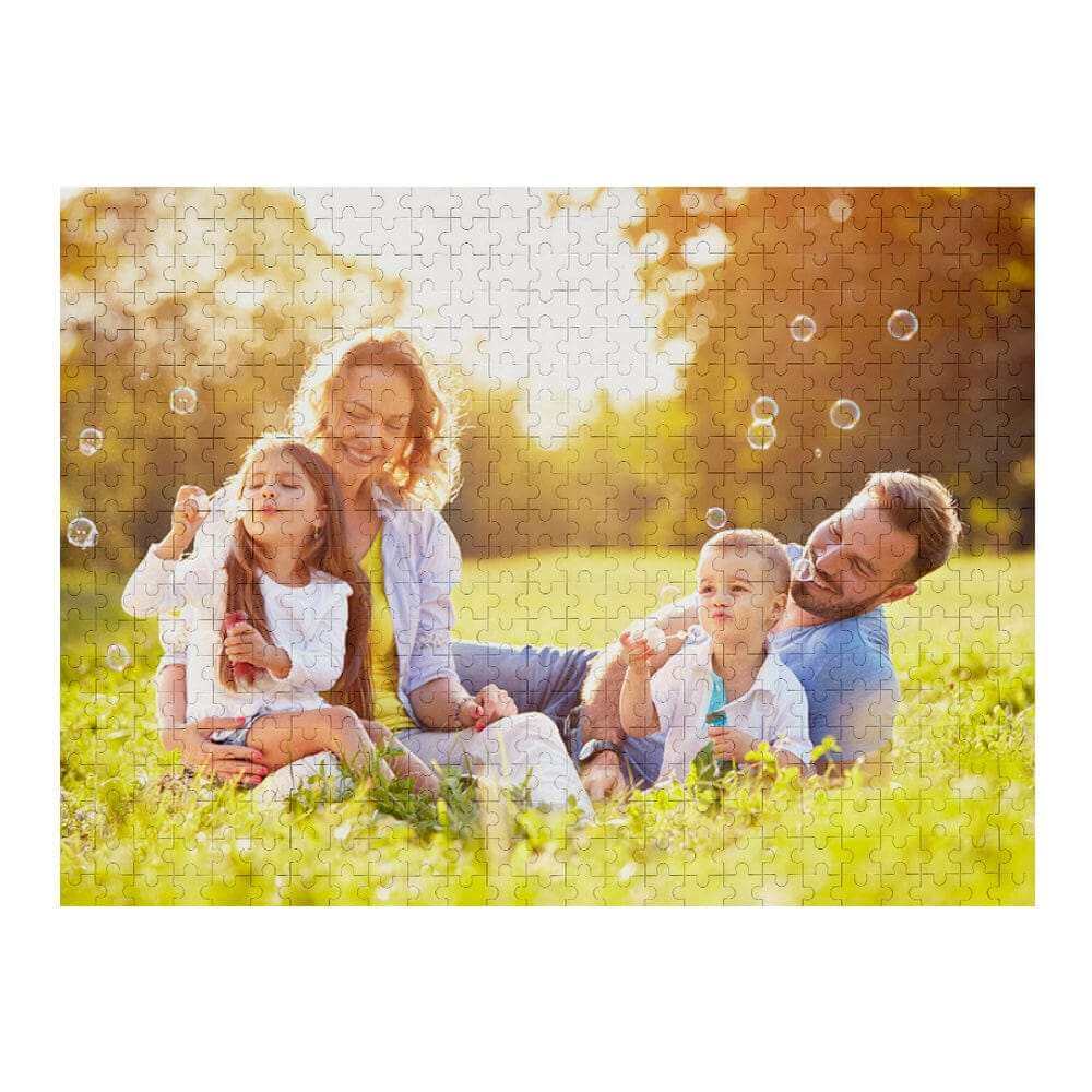 Custom Photo Wooden Jigsaw Puzzle - 5 Size