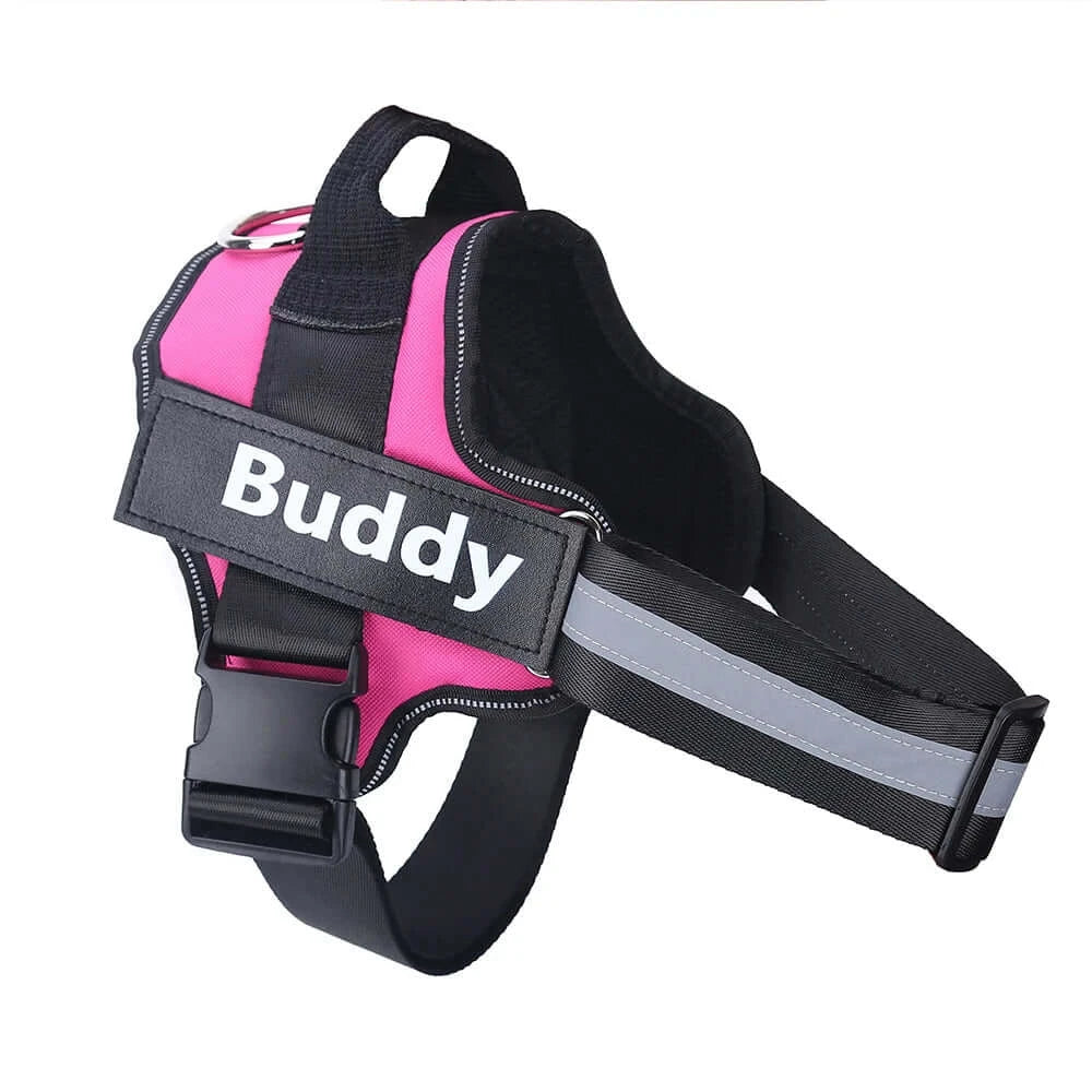 Personalized Reflective Breathable NO PULL Dog Harness