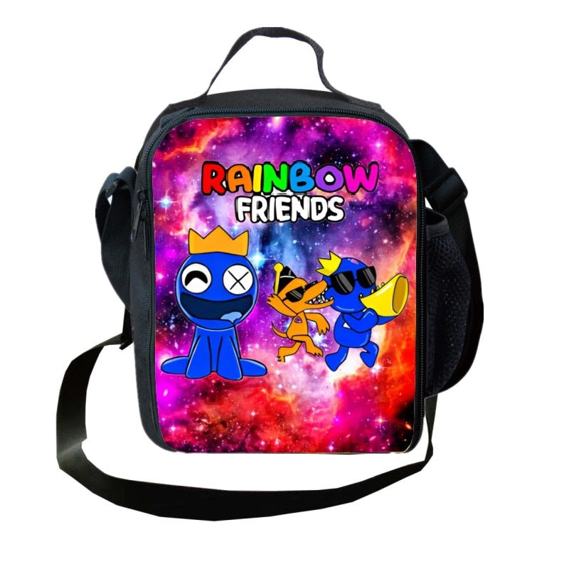 New Arrival Printed Rainbow Friends Lunch Bag