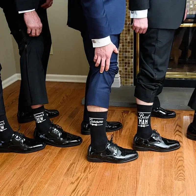 Father of the Bride Groom to be Best Man Groomsman Wedding Socks