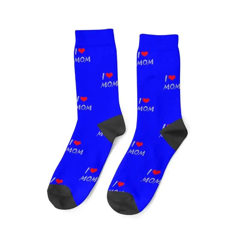 Custom I Love Dad Photo Socks