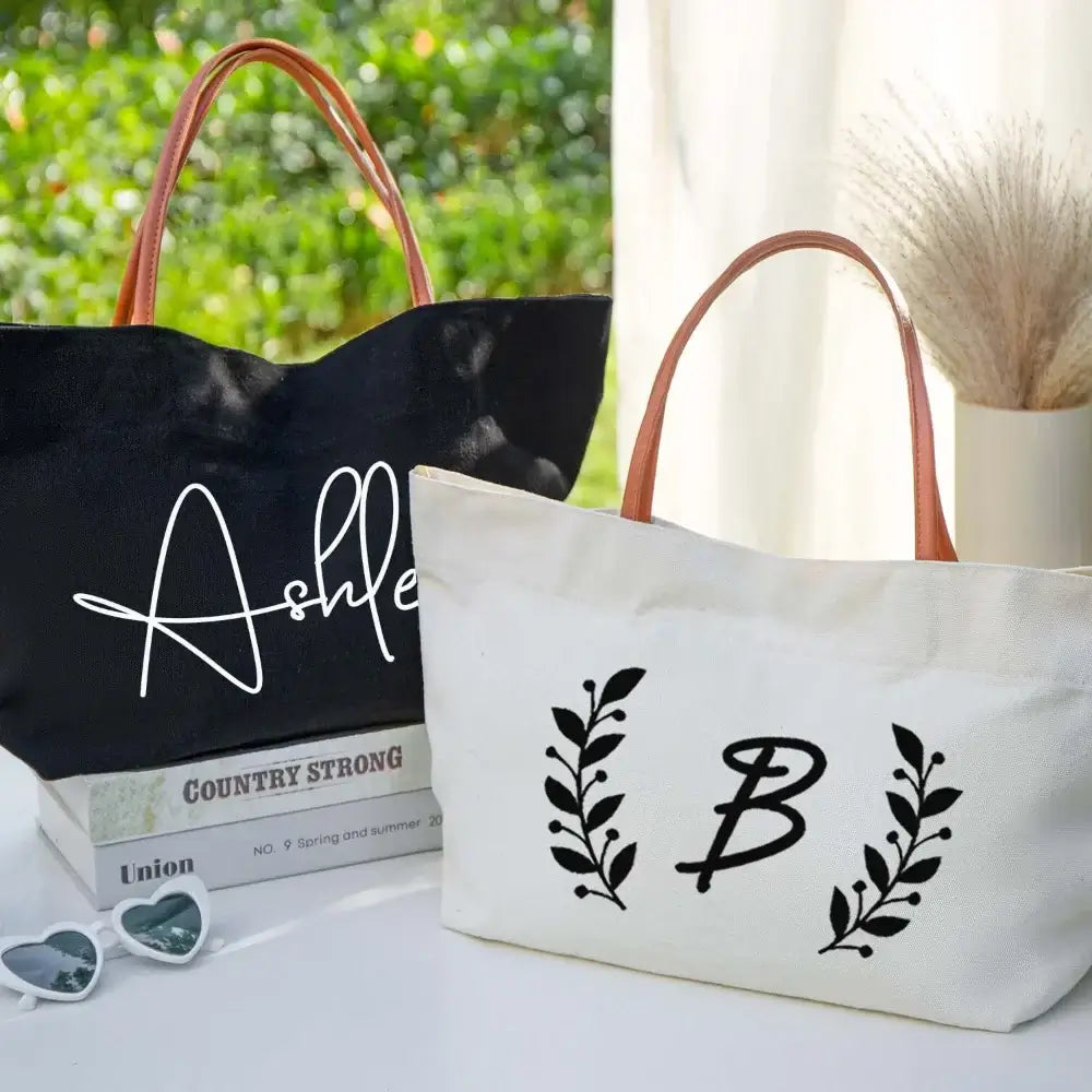 Personalized Tote Bags Bridesmaid Gifts Wedding