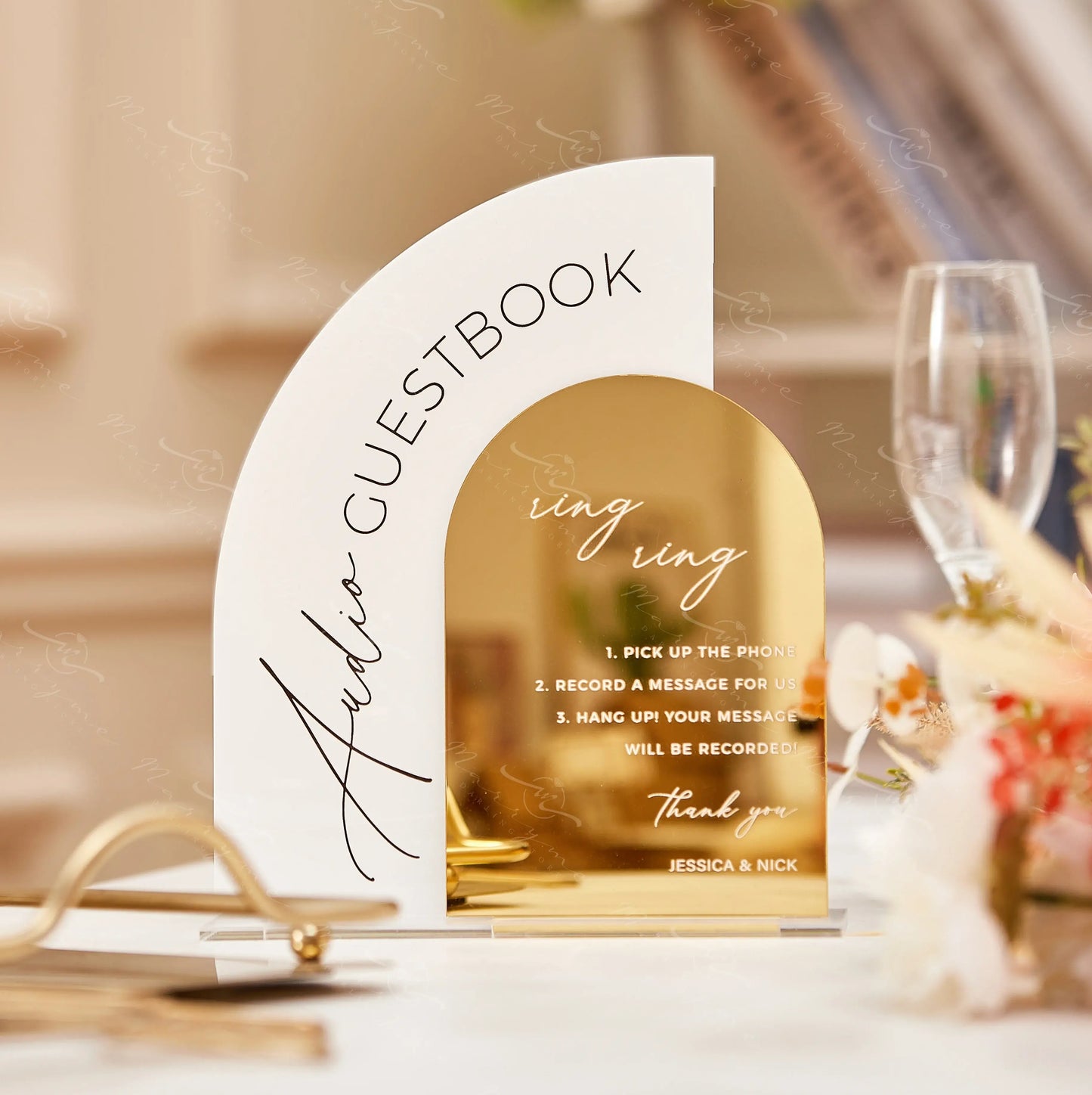 Wedding Audio Guestbook Sign