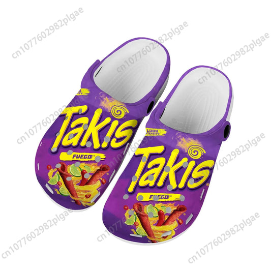 Adults & Kids Taki's 3D Print Clogs Like Crocs Lightweight Shoes