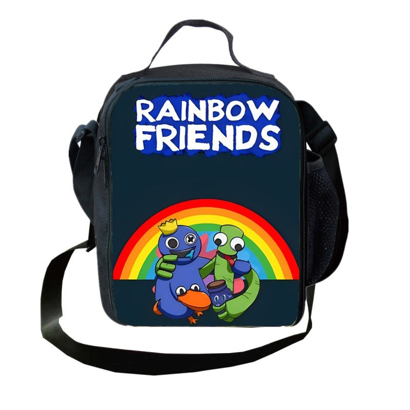 New Arrival Printed Rainbow Friends Lunch Bag