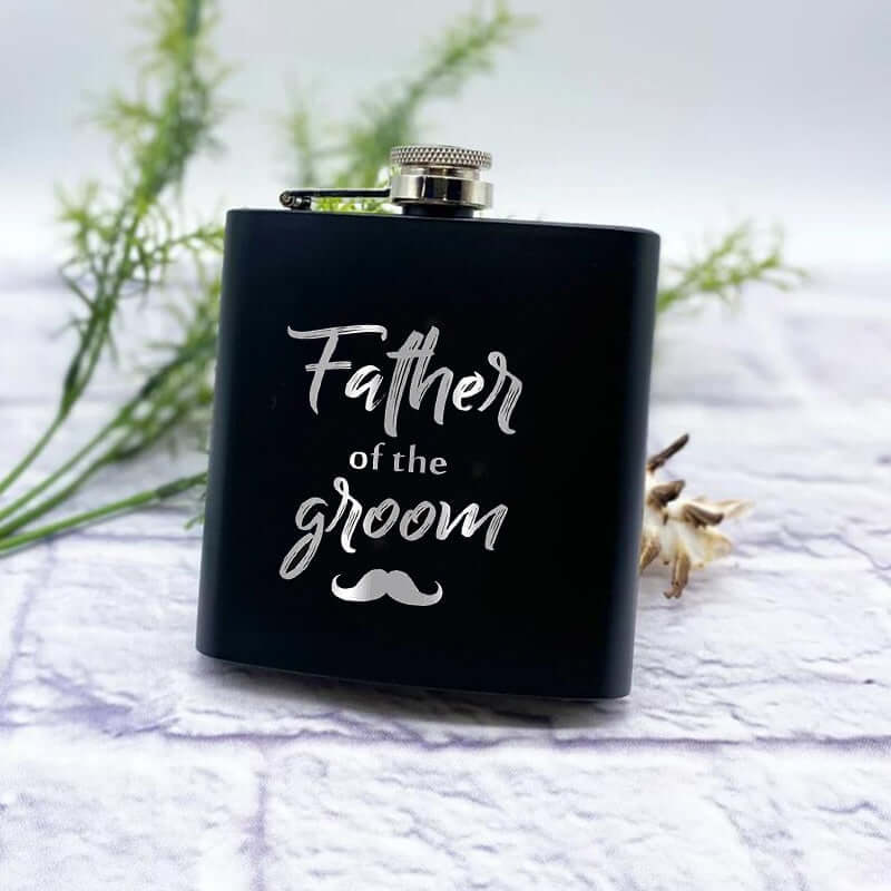 Father of the Bride, Father of the Groom Flask Wedding Gift