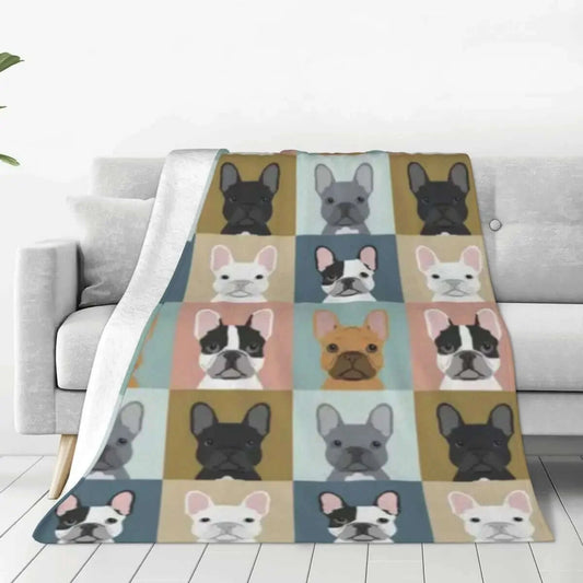 French Bulldog Flannel Blanket