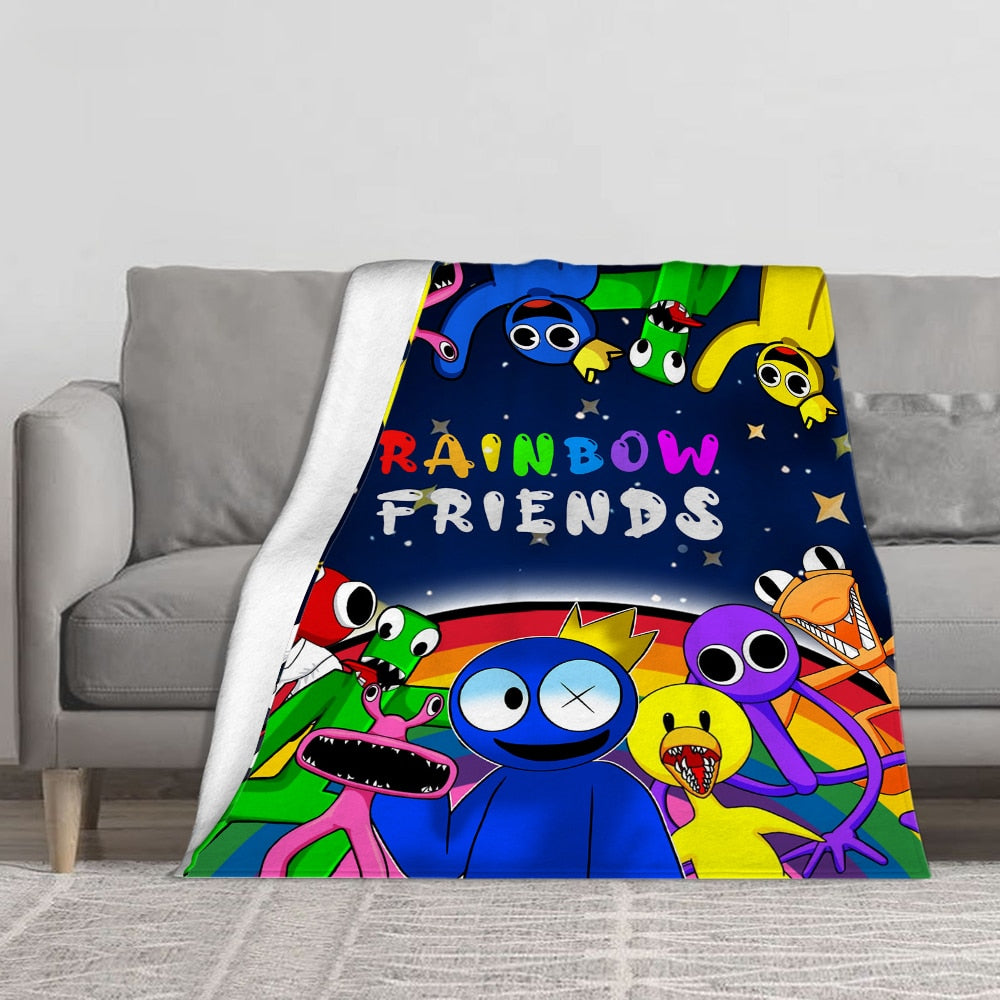 Rainbow Friends Flannel Blanket for Children - Premium blanket from DSers - Just $19.99! Shop now at giftmeabreak
