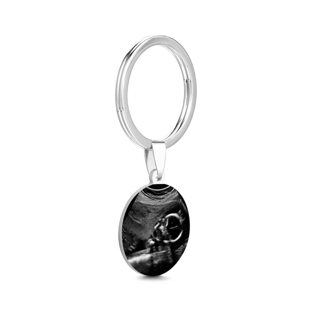 Daddy to Be Keychain Sonogram Ultrasound Baby Announcement Keychain