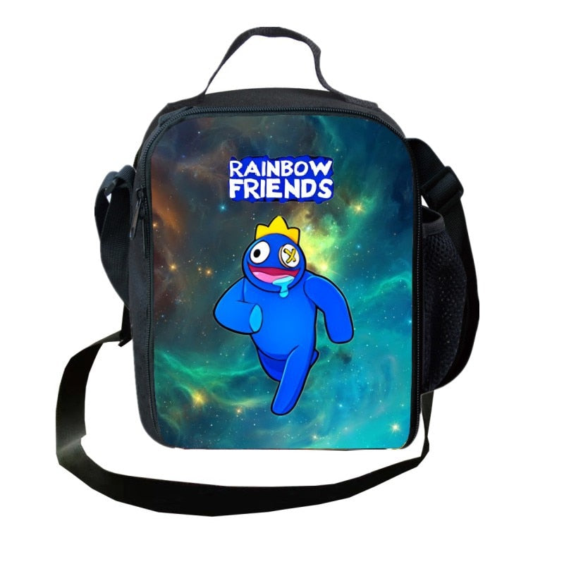 New Arrival Printed Rainbow Friends Lunch Bag