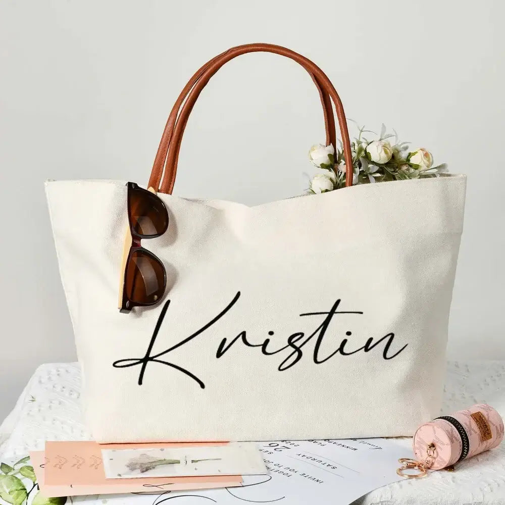 Personalized Tote Bags Bridesmaid Gifts Wedding