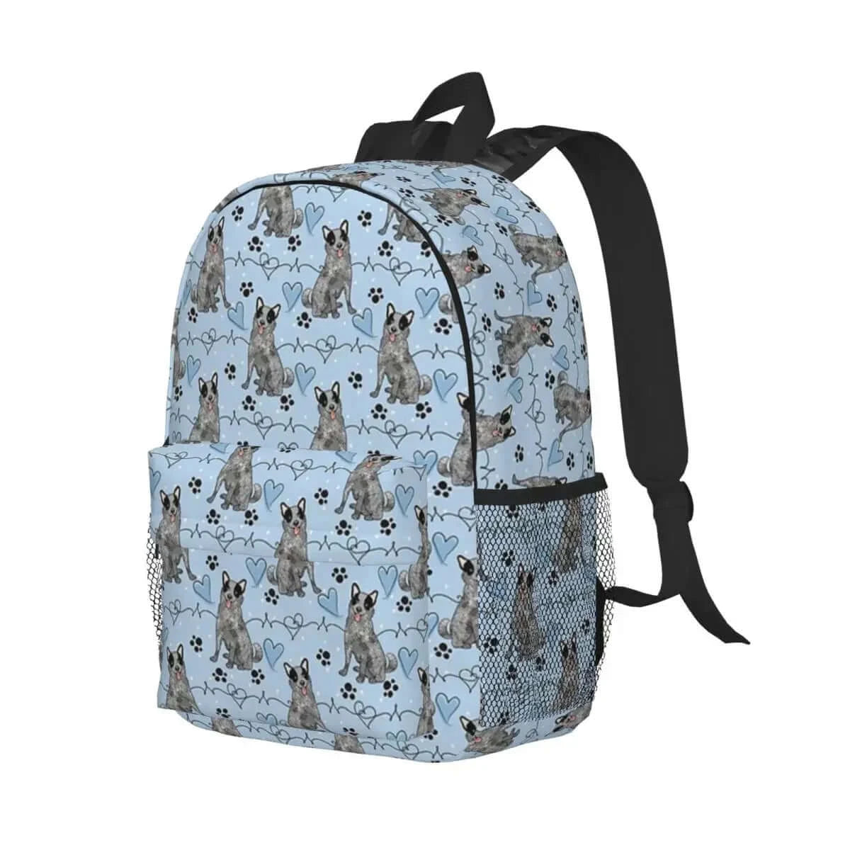LOVE Blue Heeler Australian Cattle Dog Backpack