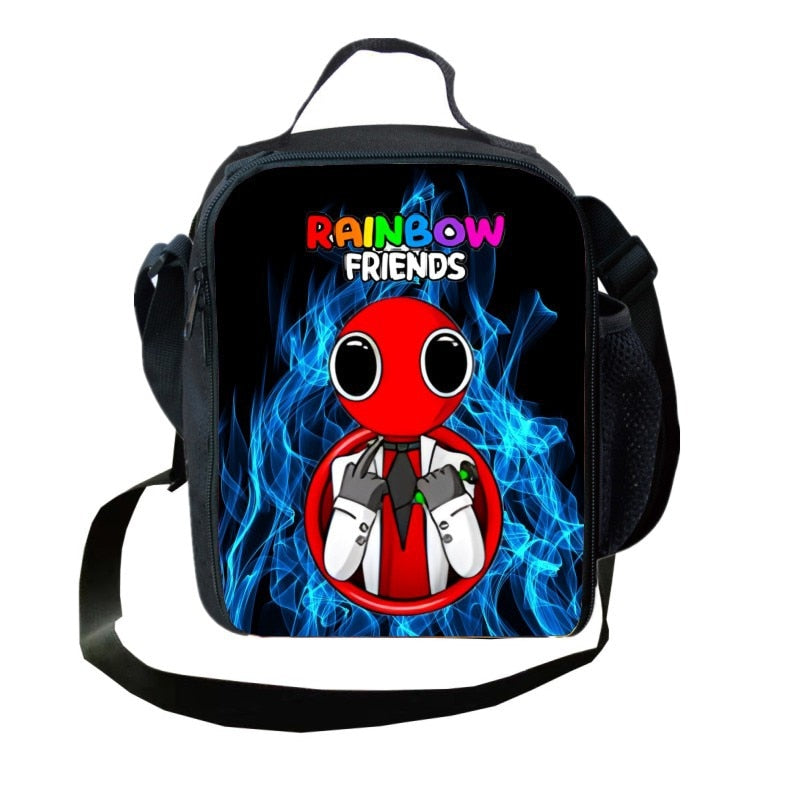 New Arrival Printed Rainbow Friends Lunch Bag