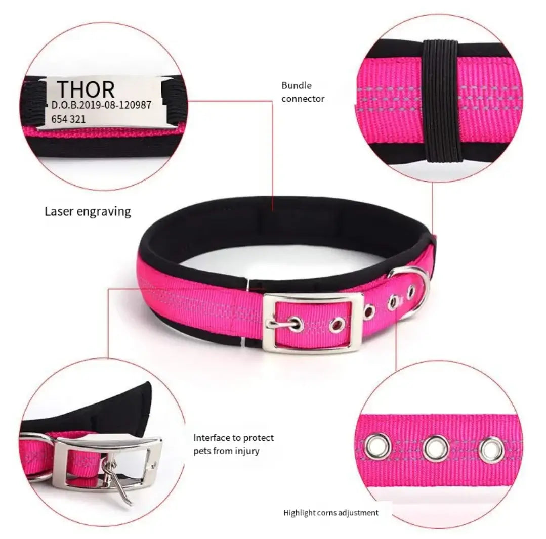 Personalized Premium Reflective Pet Collar 