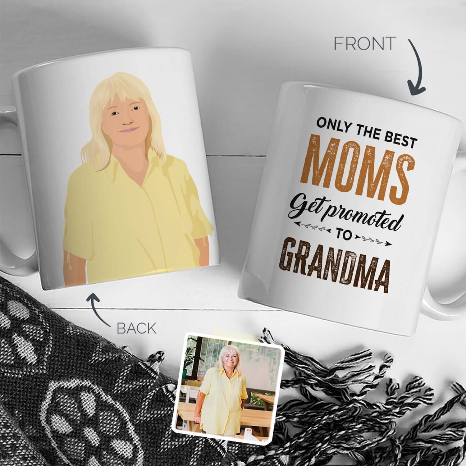 Custom Personalized Grandma Mug from Photo