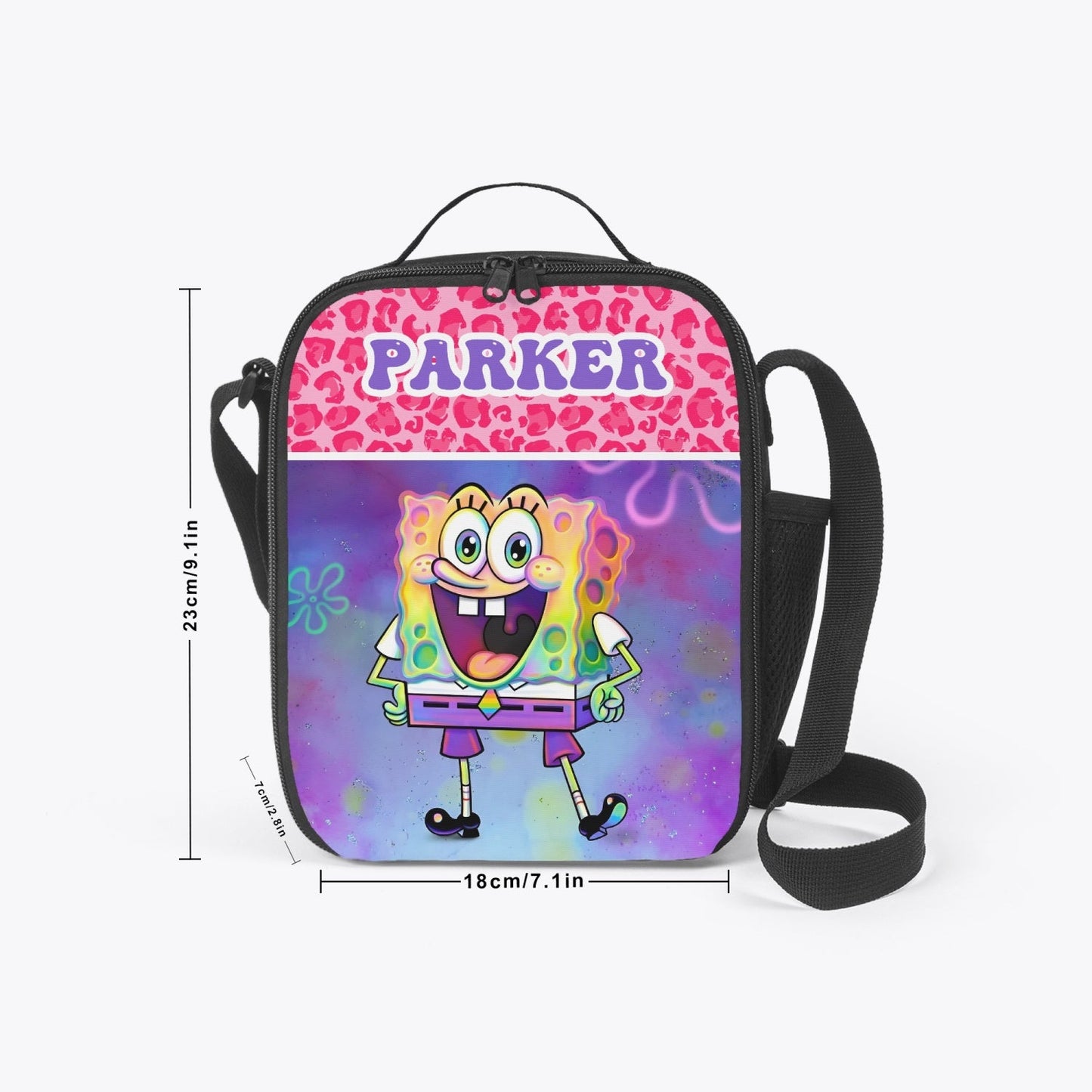 Personalized Custom Spongebob Lunch Box Bag *See Listing for Matching Tumbler*