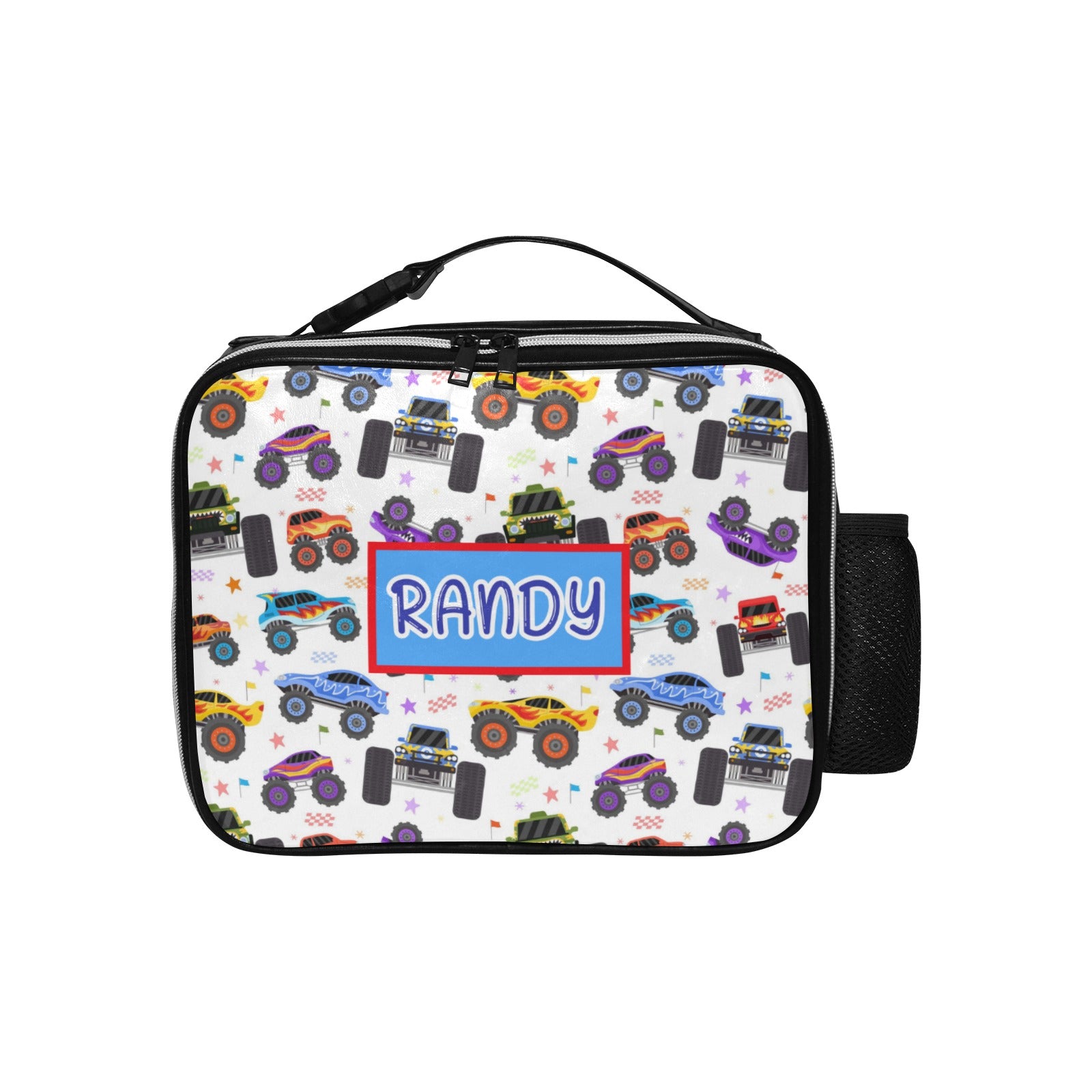 Personalized Custom Monster Truck Design Lunch Box *Matching Tumbler Available*