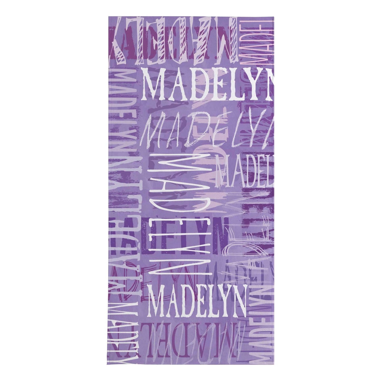 Personalized Signature Style Name Beach Towel