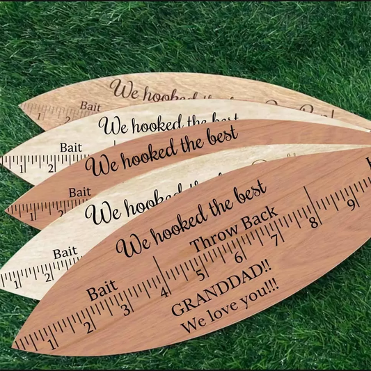 Personalized Wooden Fish Ruler, Fish Measurement, Measurement Tool, Fathers Day Gift, Fishing Gift for Dad/Fishing Buddy - Premium  from You only Jewelry - Just $24.99! Shop now at giftmeabreak