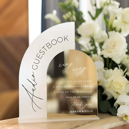 Wedding Audio Guestbook Sign