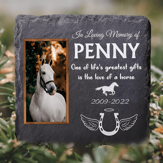 Personalized Horse Pony Memorial Stone