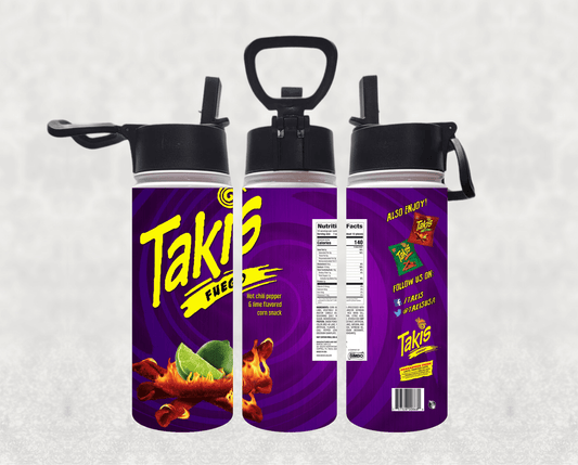 Personalized Takis 18oz Stainless Steel Water Bottle