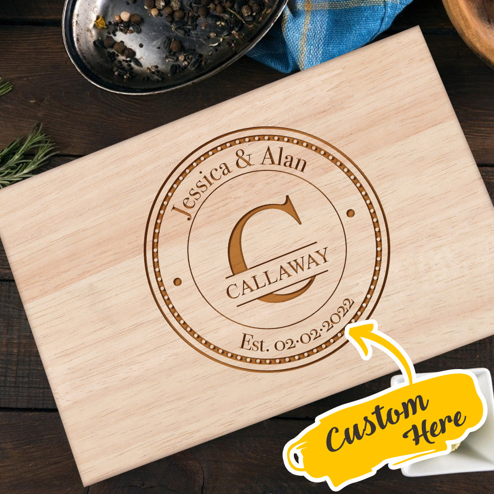 Personalized Engraved Cutting Board