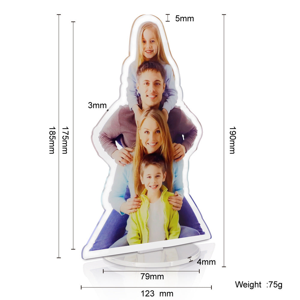 Personalized Family Memories Freestanding Acrylic Photo Block - Premium picture frame from Gift Me A Break - Just $16.19! Shop now at giftmeabreak