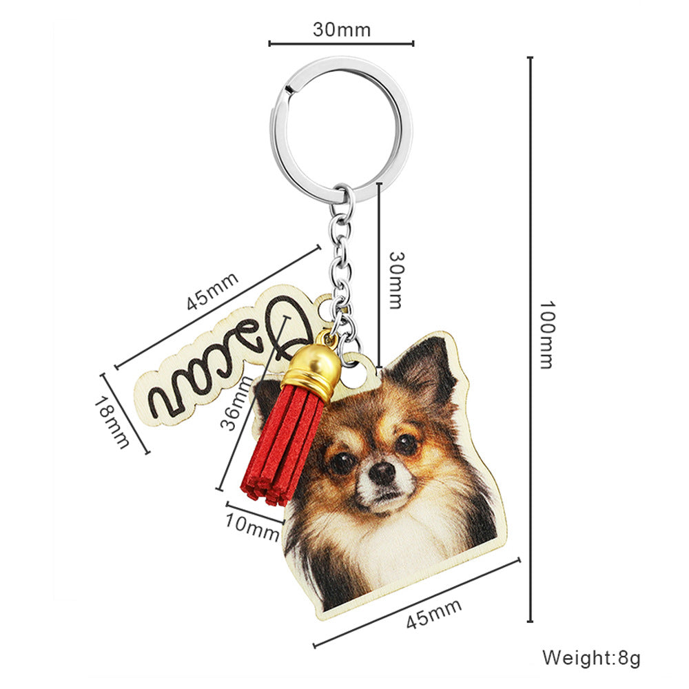 Personalized Pet Wood Keychain - Premium keychain from Gift Me A Break - Just $14.99! Shop now at giftmeabreak
