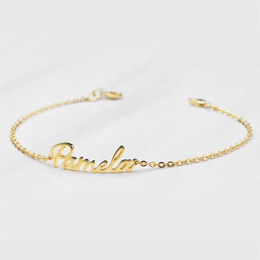 Personalized Stainless Steel Name Bracelet